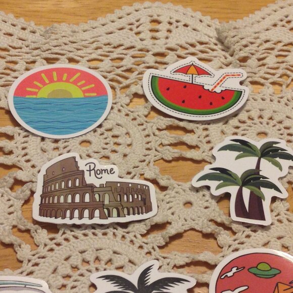 Travel Theme Cellphone Stickers Bundle - Picture 4 of 8